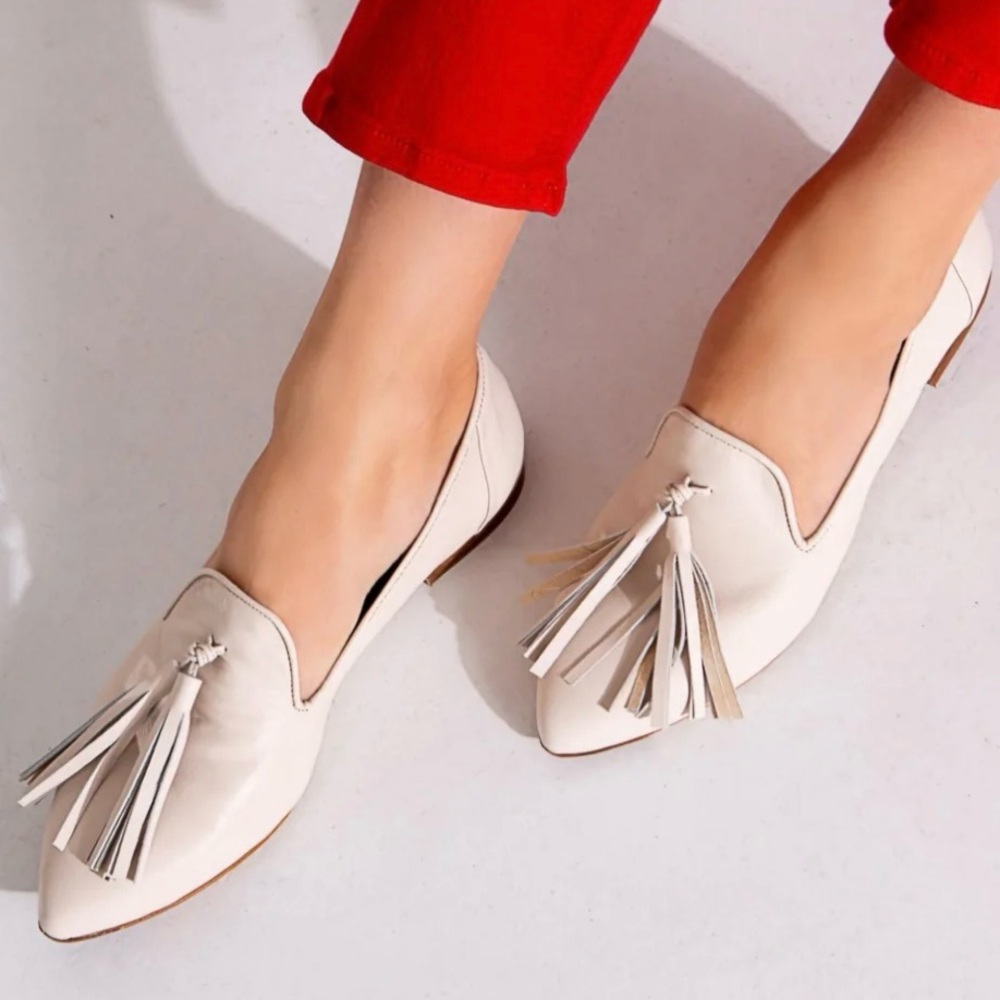 Italeau Italian leather tassel loafers